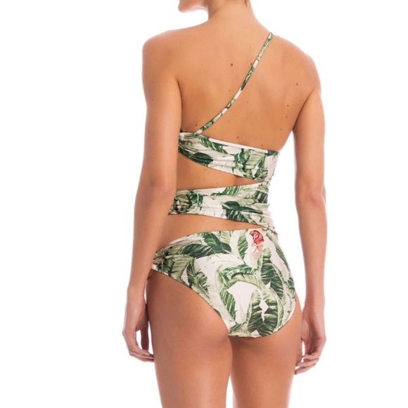 Cult Gaia Adriana Degreas Tropical One-Shoulder Swimsuit - Picture 7 of 14